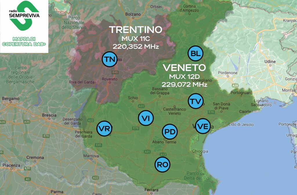 MAPPA COPERTURA DAB SEMPREVIVA